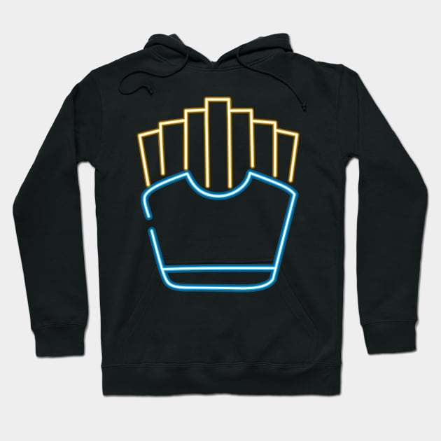 French Fries Line Light Hoodie by Arie store